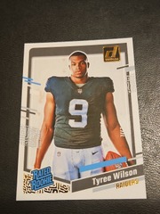 2023 Panini Donruss Tyree Wilson #3 Canvas Portrait Rated Rookie Raiders RC
